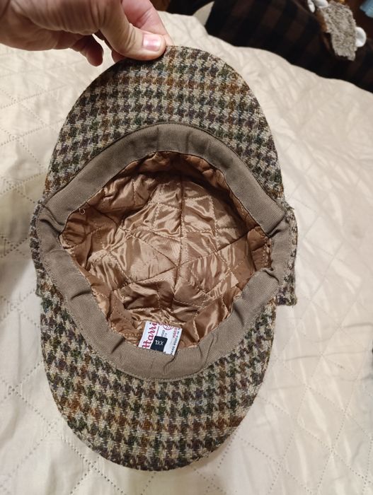 Оригинальная твидовая кепка для охоты Harris Tweed р.58