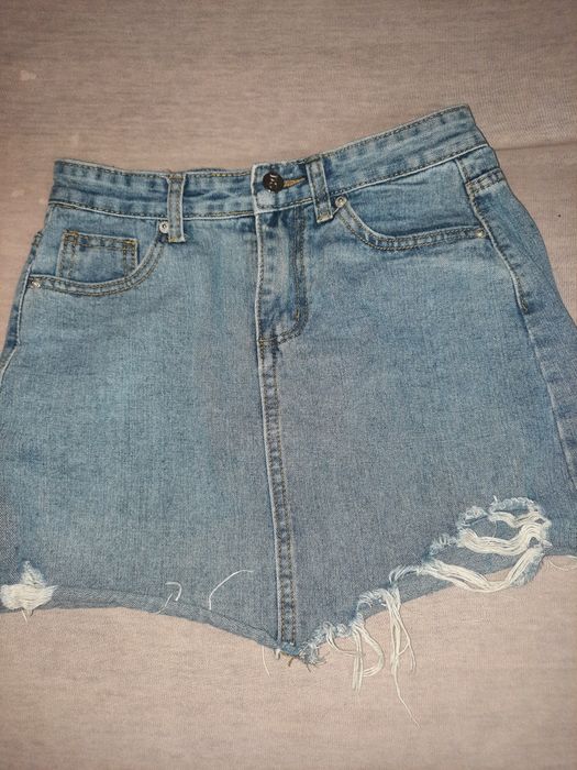 Dżinsowa spódniczka S