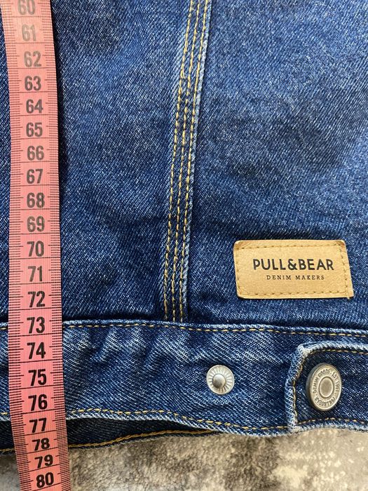 Джинсова куртка Pull&Bear на хутрі (овчина) | Розмір L | Стан ідеальний