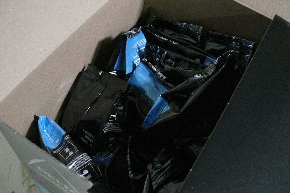 Caixa de cápsulas de café Delta Business Solutions.