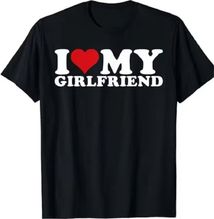 Koszulka czarna I my girlfriend