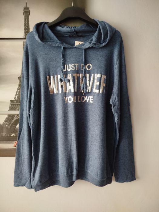 Italy bluza swetrowa  z kapturem