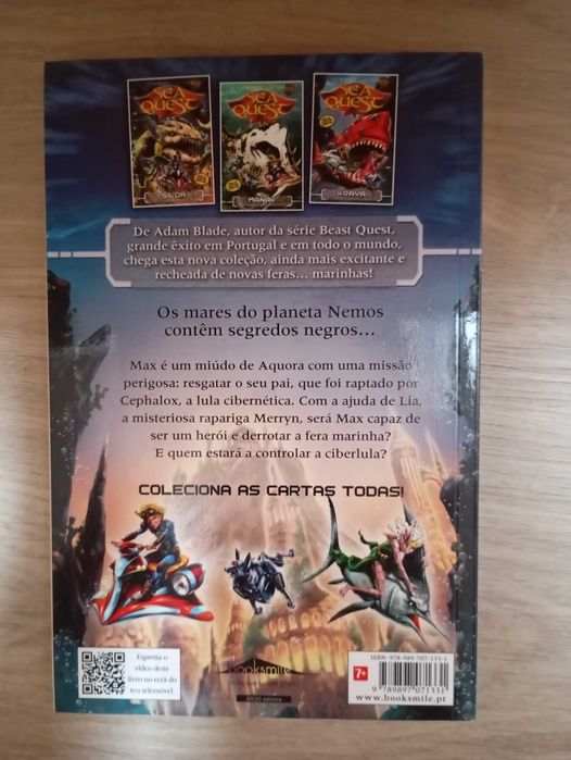 Sea Quest Nº1, Cephalox, A Lula Cibernética - Adam Blade