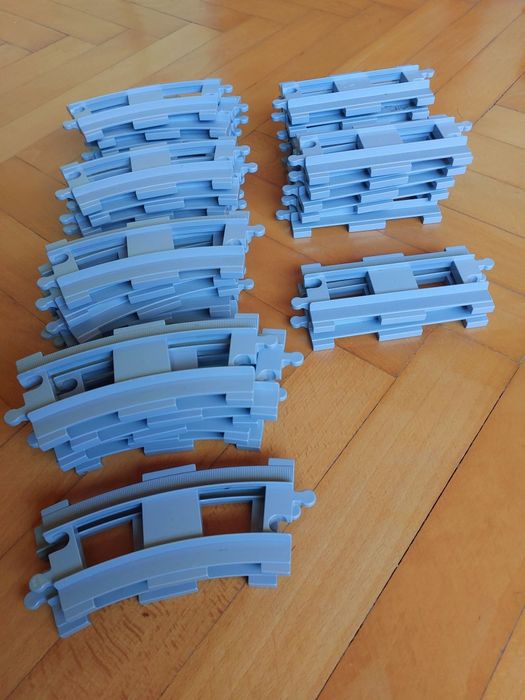 Tory 34 szt lego duplo kolejka ciuchcia 34 sztuki