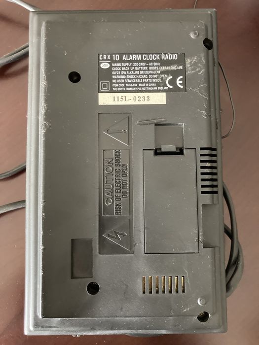 Radio Alarme Digital CRX 10