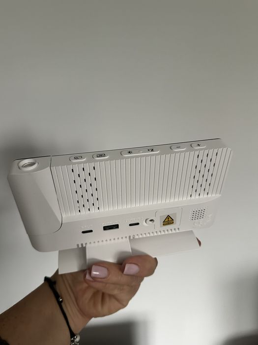 Budzik cyfrowy LED z projektorem EN8836-C lustrzany