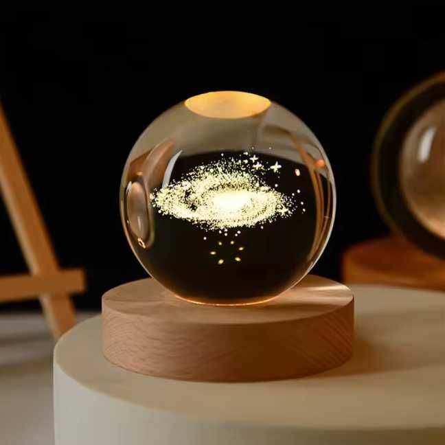 Lâmpada de bola de cristal 3D