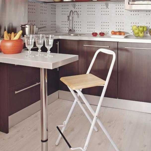 Pé de Mesa Cromado Regulável 85–91 cm | Perna para Bancada ou Mesa