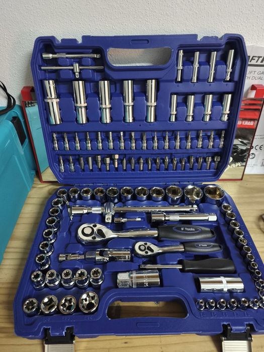 Caixa de Ferramentas 108pcs Chrome-Vanadio Cromado Ftools