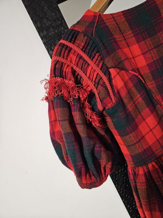 Sukienka bawarska Vintage Folk wełna