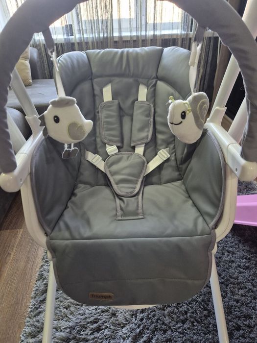 Стільчик гойдалка для годування  carrello triumph 3в1