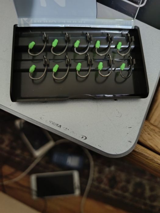 крючки Korda Kaptor Hooks Size 10 Kurv Shank Micro Barb