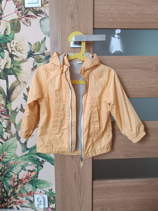 Nowa, lekka bawełniana kurtka H&M, rozmiar 92, odpinany kaptur