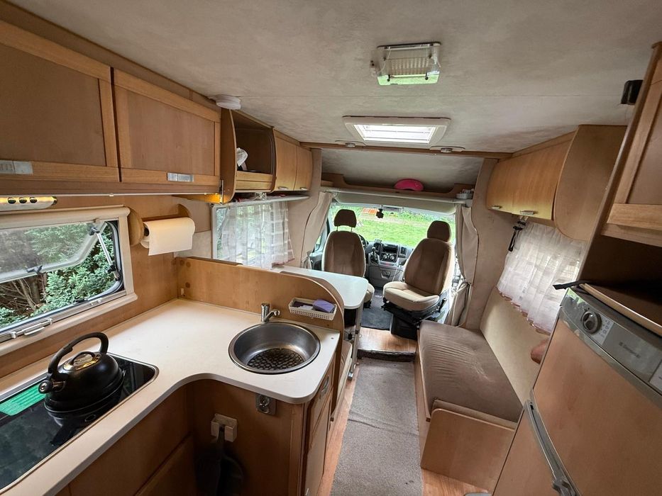 Kamper Fiat Ducato Półintegra