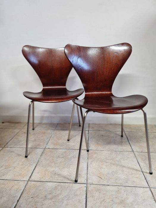 Krzesło proj.Arne Jacobsen model 3107 Fritz Hansen,mid century,vintage