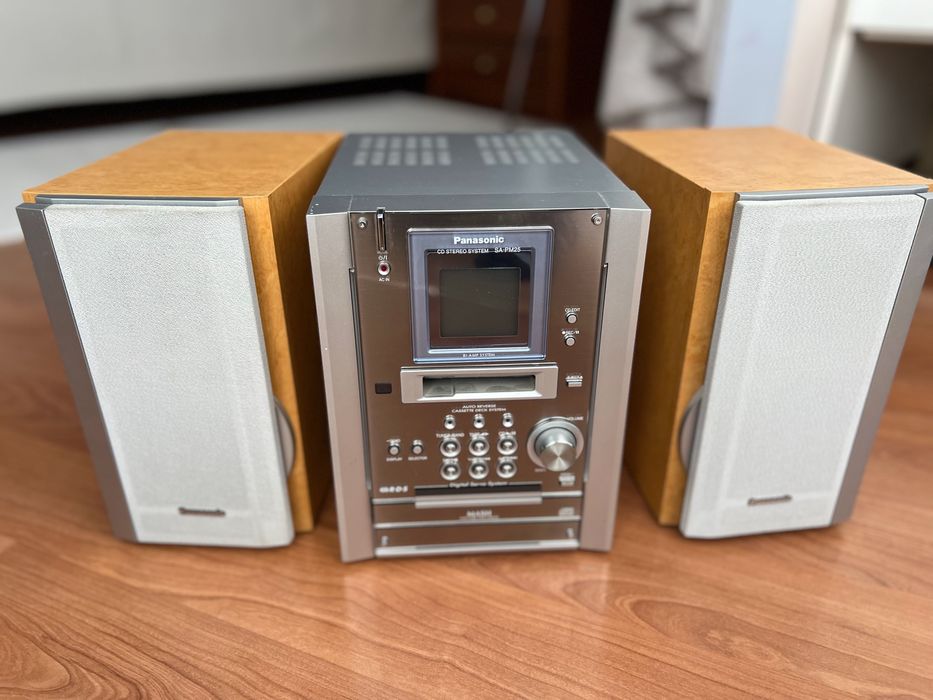 Музичний центр Panasonic SA-PM25 з колонками та пультом ДК