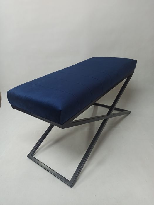 LOFT ławka pikowana pufa tapicerowana chesterfield przedpokój industry