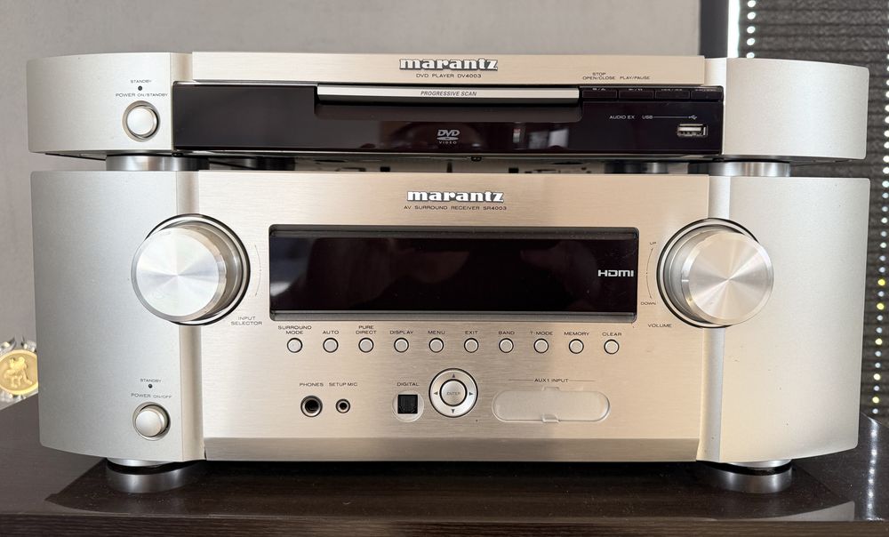 Marantz SR4003 + DVD Marantz DV4003 – bardzo zadbany komplet