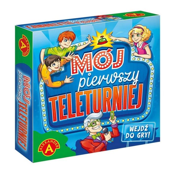 Mój pierwszy teleturniej - wersja familijna ALEX Alexander pudełko,