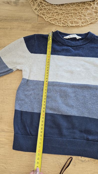 Swetr sweterek cienki h&m 98 104 paski