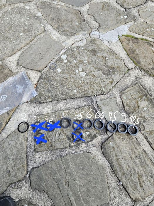 Zestaw podkładek sram dub