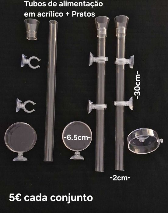 Vários artigos para aquariofilia