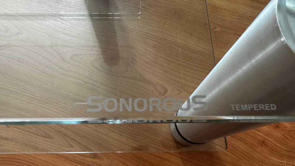 Móvel de televisão em Vidro temperado