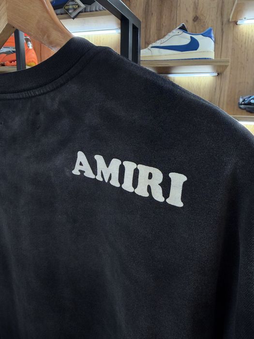 Футболка AMIRI “Easy Money Baby” Faded Black Off White