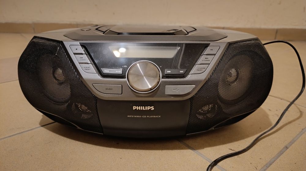 Boombox Philips AZ1850, problem z odczytem CD