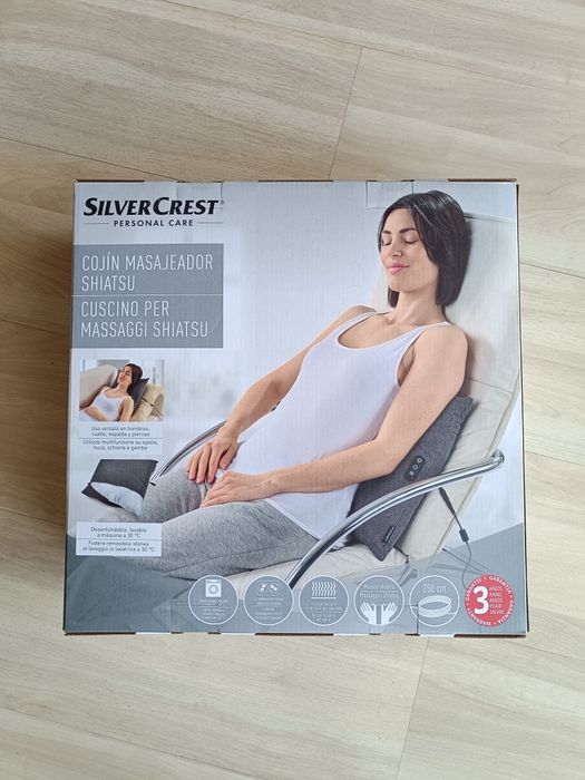 Nova, Almofada Massagem Shiatsu SilverCrest.