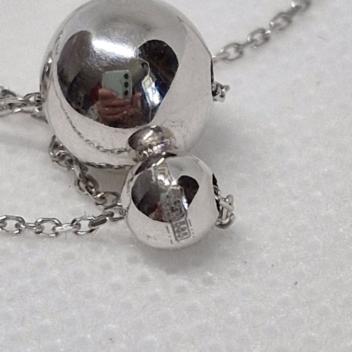 Кольє-краватка з регулюванням з білого золота. Нове. Танго.