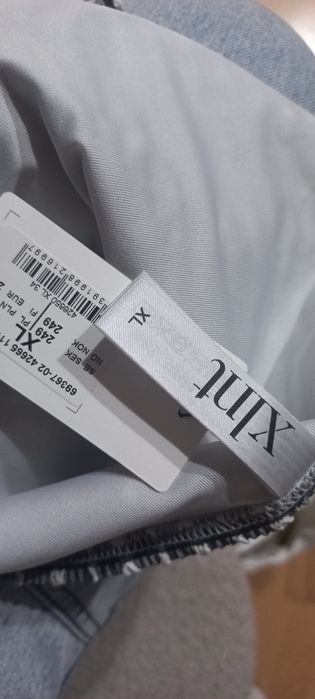 Nowy bikini w kratkę czarno-białe 85C / XL z metką