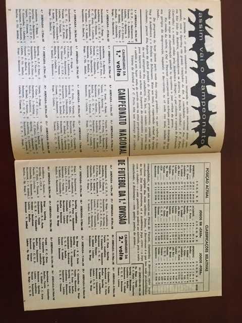 Futebol - Programa de Jogo - Época 1967/1968 - Sporting vs Académica