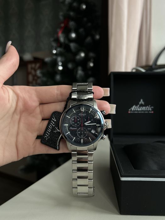 Часы Atlantic Seasport ND Chronograph Swiss Made | як нові