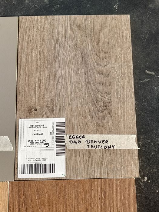 Próbki płyt Egger
