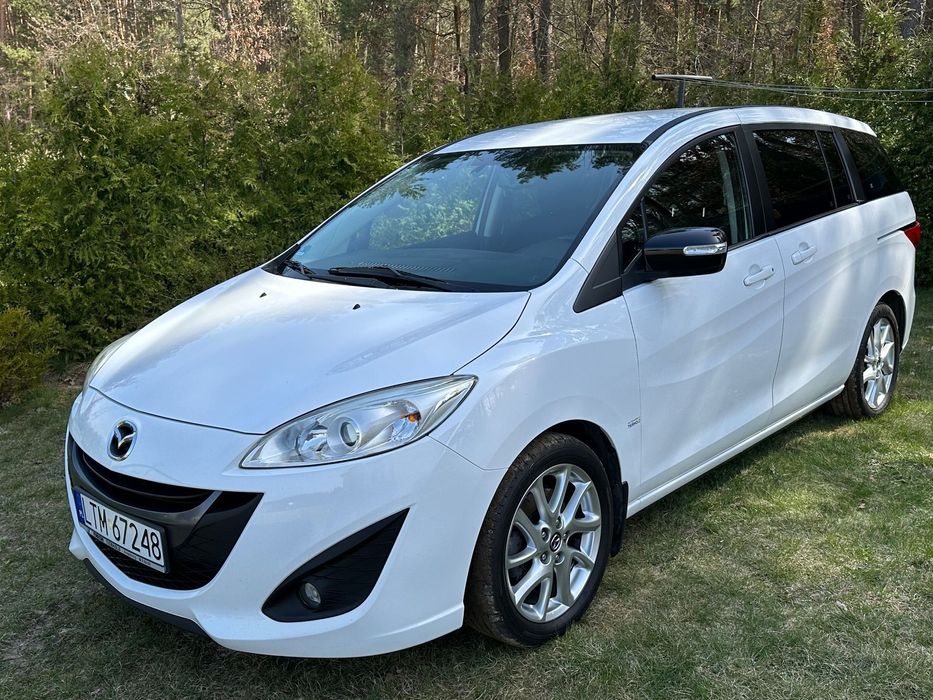 Mazda 5 Mazda 5 2013 7 osobowa biała zadbana ZaReJestroWana