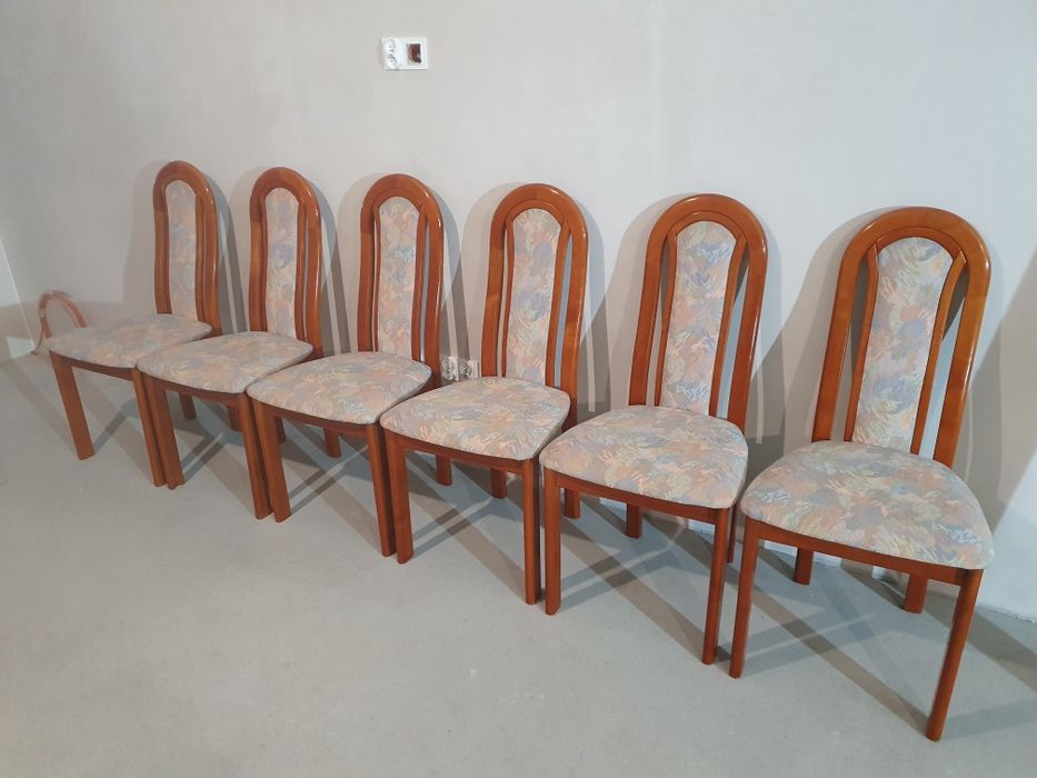 Komplet krzeseł 6szt. Drewno