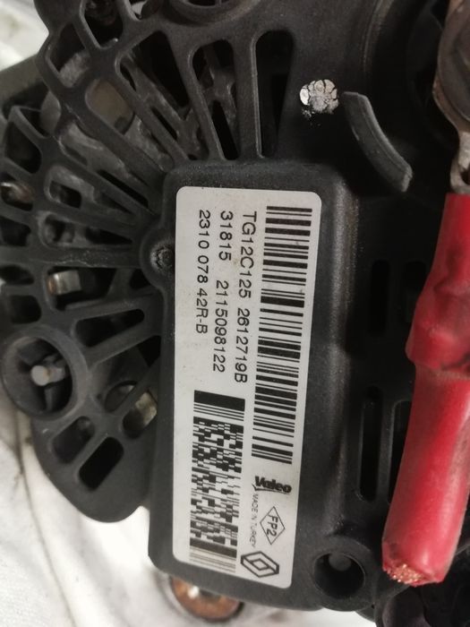 Alternator Renault Daster 1.2 tce