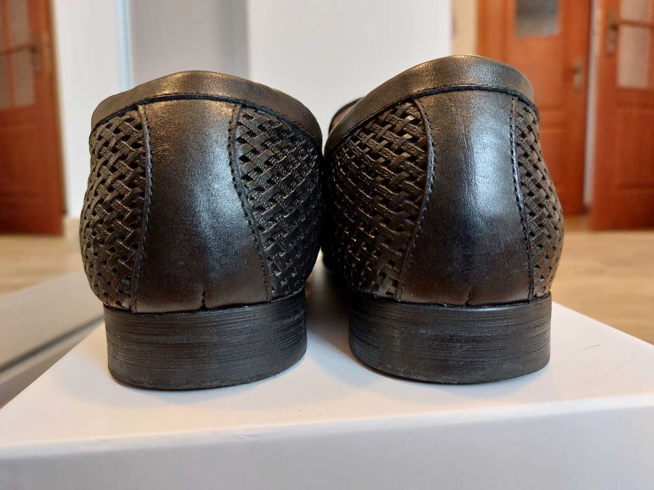 Czarne mokasyny męskie Wittchen, 41