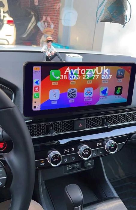 Магнітола Honda CIVIC 5D GPS USB Tesla Хонда Сівік CarPlay Андроїд 16
