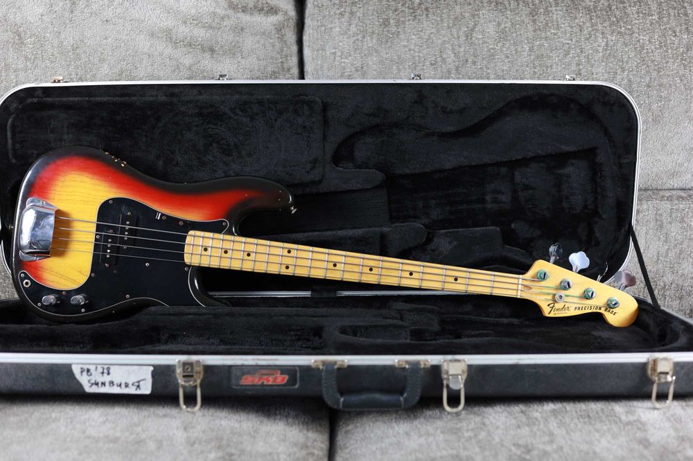 Fender Precision Bass Sunburst '1978 - original- Вінтажна бас гітара