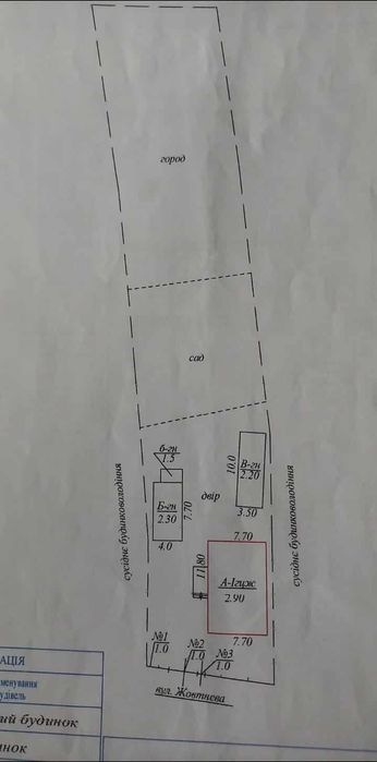 Продаж будинку у тихому місці