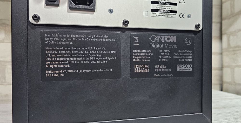 2.1 Саундбар Canton Digital movie dm 1 , 350 Вт, б/у з Німечини