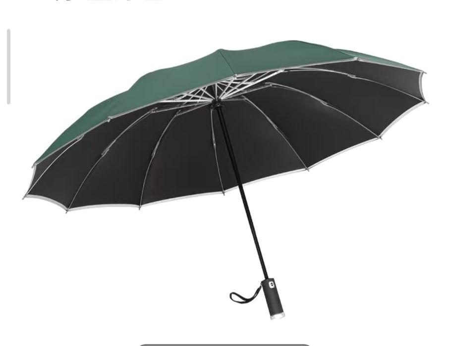 Автоматична парасоля, реверсивна, світло відбивна, з фонариком Xiaomi