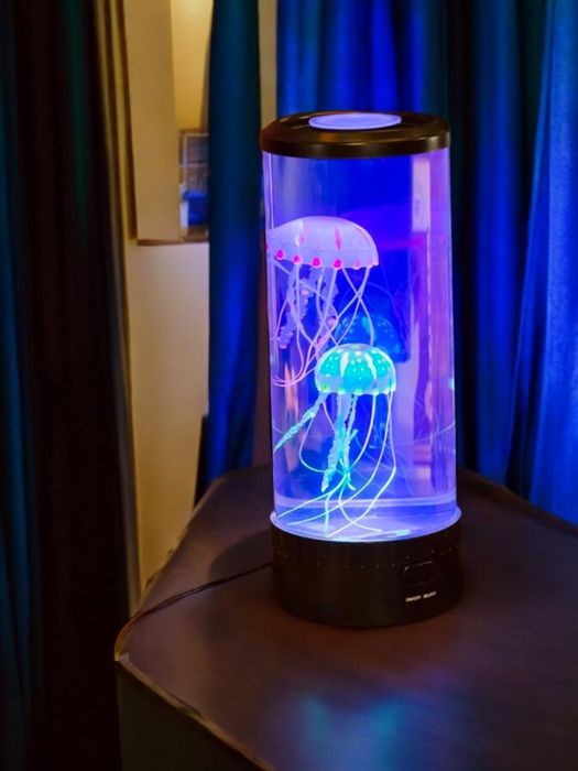 Lampka nocna akwarium meduzy sztuczne LED