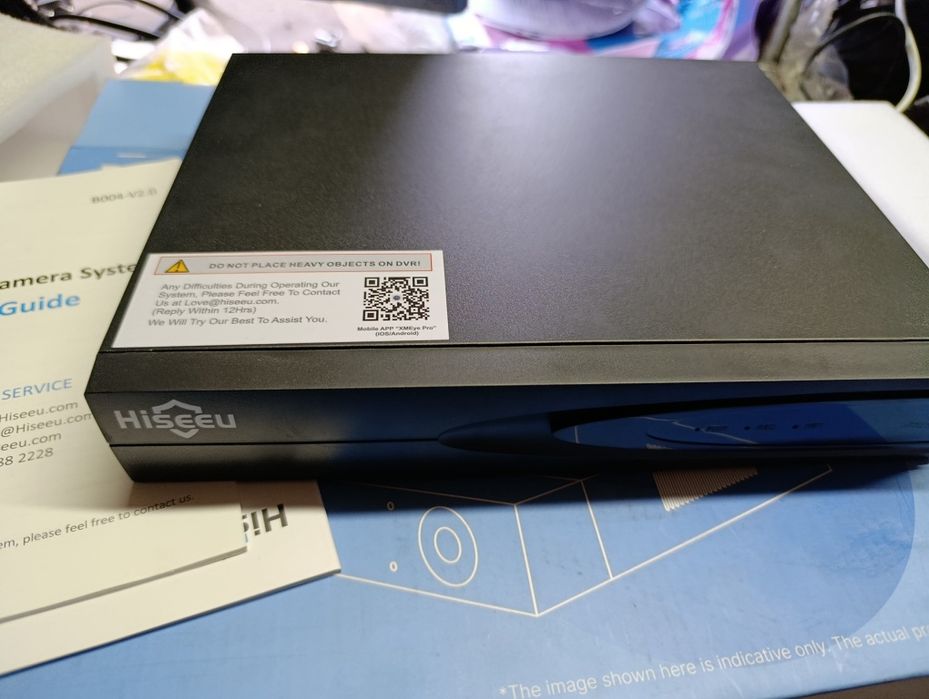 IP Відеореєстратор Hiseeu 16-канальний NVR 8Мп(4K) Xmeye + HDD 3.5' WD