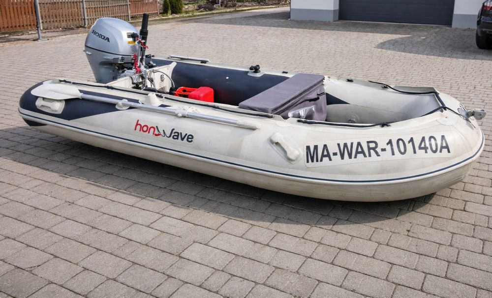 Ponton wędkarski silnik Honda