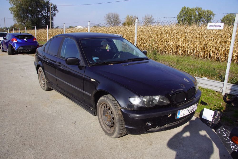 Auto na części - BMW E46 Lift 1.8 116 KM N46B18A 7534457 475 2004R Silnik Skrzynia Drzwi Maska Klapa Zderzak Błotnik Lampa Lusterko Szyba Klamka Deska Kokpit Sterownik Moduł Czujnik Licznik Kierownica Panel