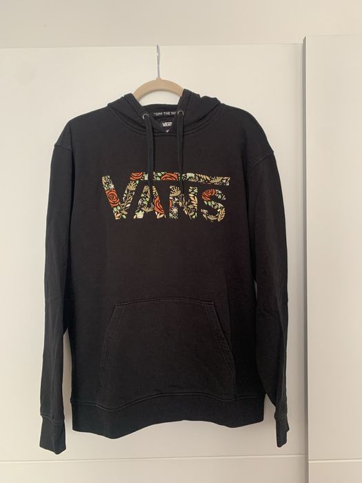 Bluza męska czarna z ozdobnym przodem vans M