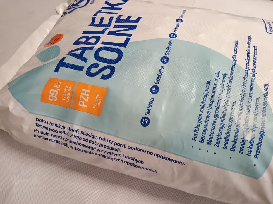 Tabletka solna do uzdatniania wody